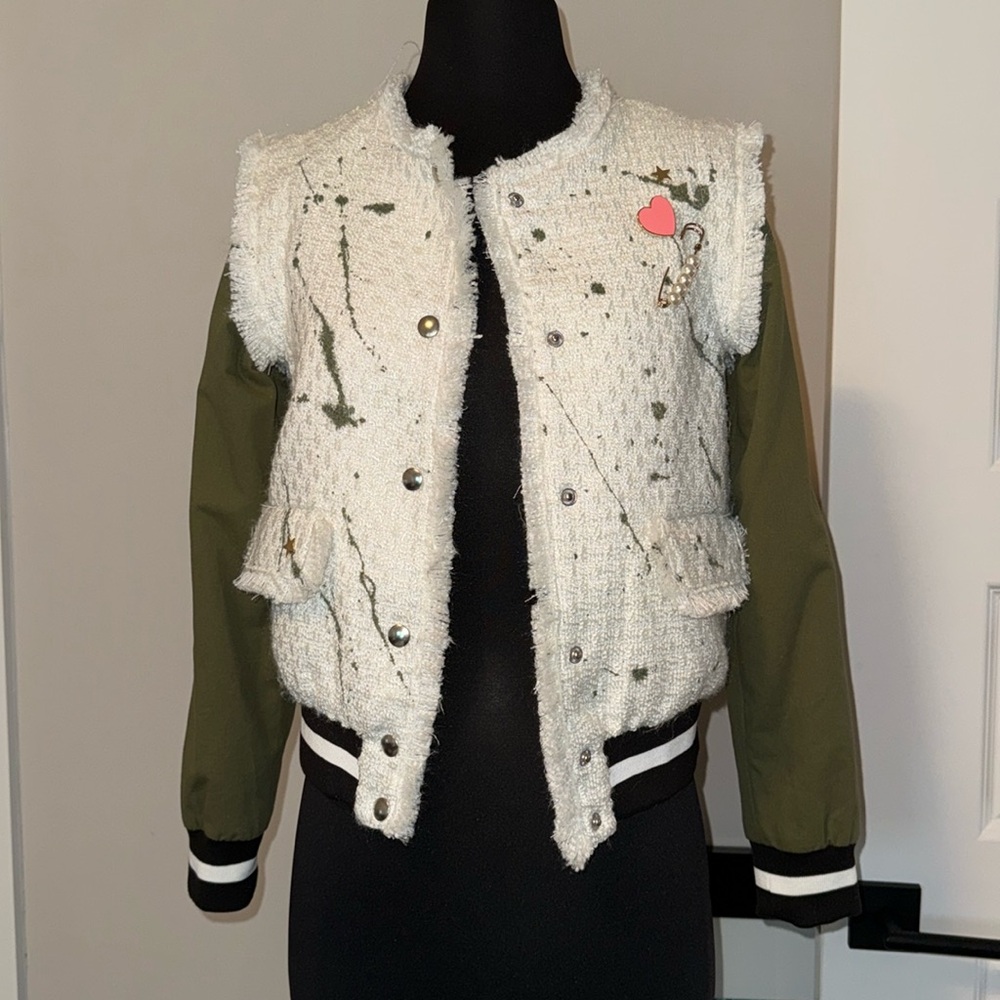 NEW Anthropologie Bomber Jacket Sz XXS